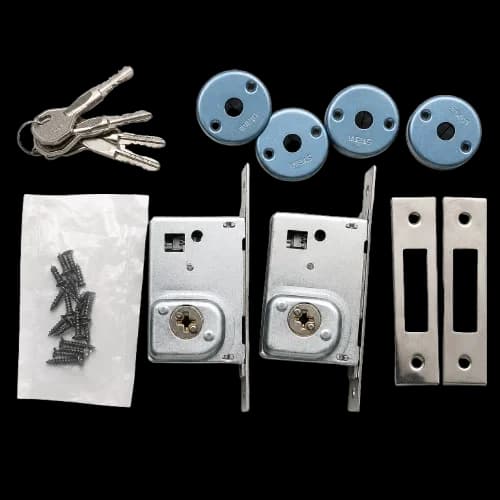Fechadura Stam Tetra 1001 Par Espelho Inox 30mm