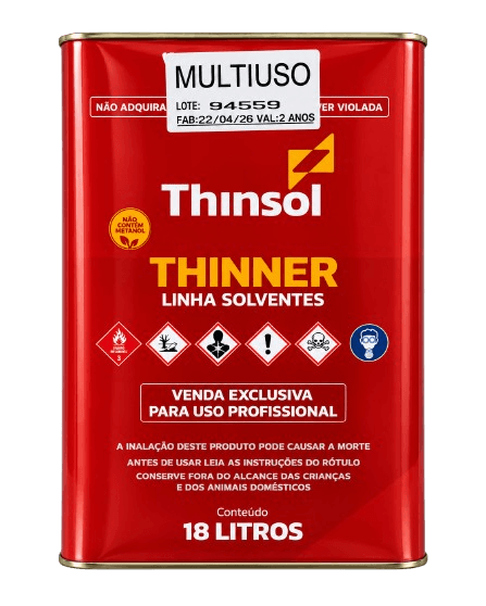 Thinner Thinsol Multiuso